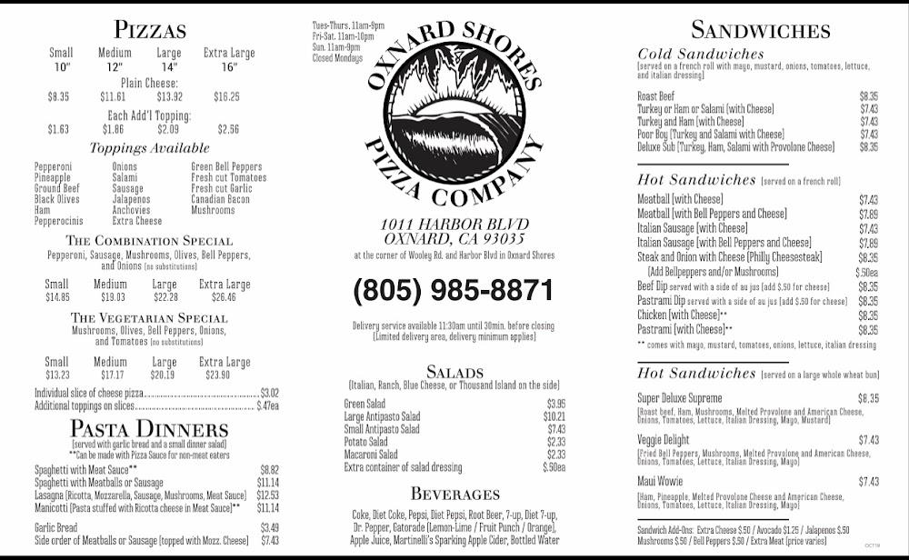 Pizza Co Menu image 1